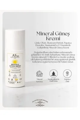 AS ANTİK SABUNHANE 1924 Mineral Güneş Kremi