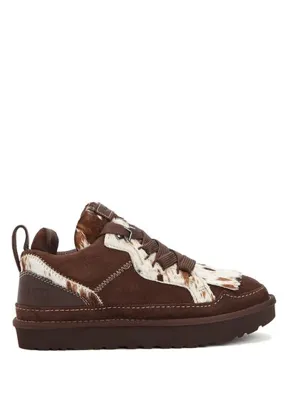 Ugg Lowmel Kahverengi Kadın Süet Sneaker
