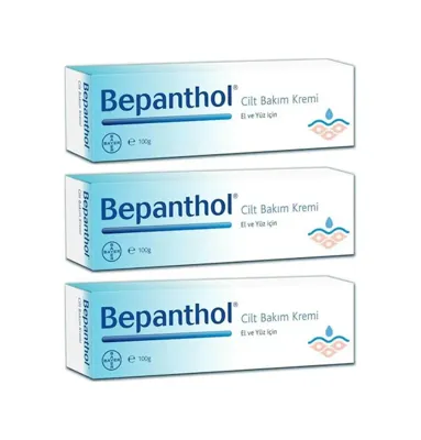 Bepanthol Cilt Bakım Kremi 100 gr 3 Adet