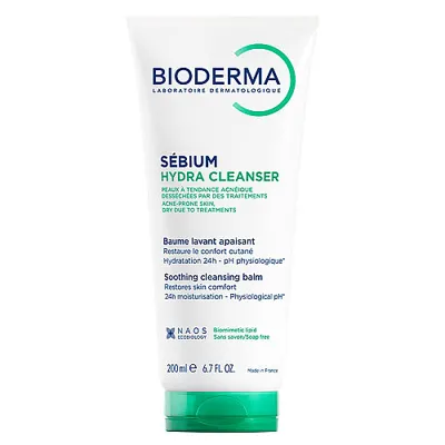 Bioderma Sebium Hydra Cleanser Akneye Eğilim Gösteren, Kuruyan Hassas Ciltler Balm Dokulu Temizleyici 200 ml
