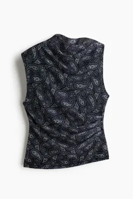 H&M Drapeli File Üst
