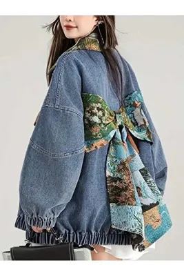Semesia Oversize Denim Ceket