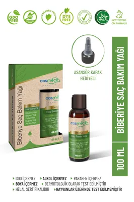 Cosmecit Biberiye Saç Bakım Yağı 100ml - Besleyici & Güçlendirici
