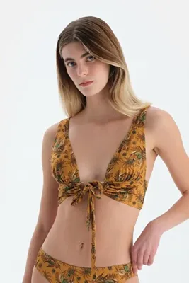 Dagi Multicolor Üçgen Geniş Bikini Üst
