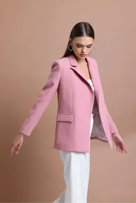 Tangül&Ali'S Moda Evi Gül Kurusu Blazer Ceket