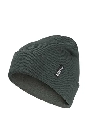 Jack Wolfskin Rib Beanie Yeşil Unisex Bere