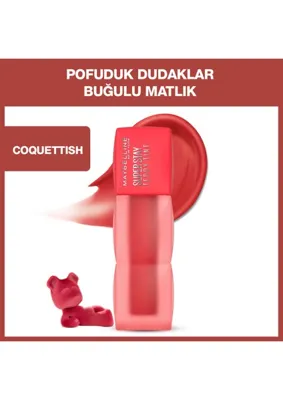Maybelline New York Super Stay Teddy Tint Uzun Süre Kalıcı Likit Mat Tint 35 July Forever