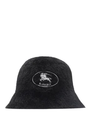 Burberry Knit Siyah Kadın Bucket Kova Şapka