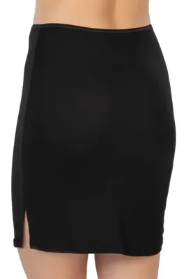 Emay Korse Siyah Emay 1438 Modal Cotton Midi Jupon