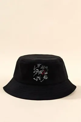 Toum Stray Kids Siyah Bucket Balıkçı Şapka
