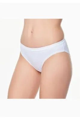Tutku Beyaz Suyolu Kadın Slip Külot Yeni Sezon (3 Adet Ekonomik Paket)