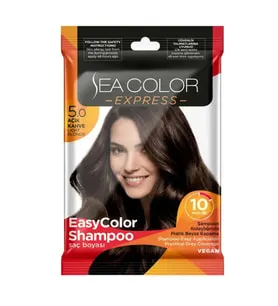 SEA COLOR ŞAMP. EXP. BOYA AÇIK KAHVE 5.0