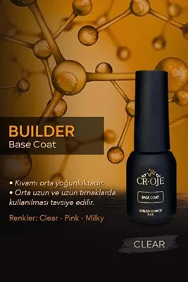 CROJE KALICI OJE Buılder Base Coat - Clear (5 ml. )