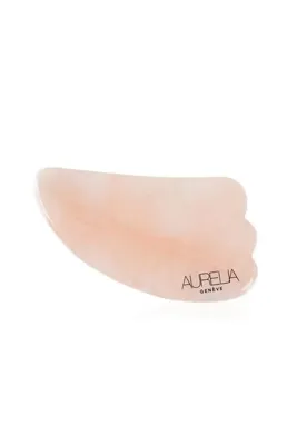 Aurelia Genève Rose Quartz Wing Gua Sha - Melek Kanadı Gua Sha Taşı - Pembe Kuvars