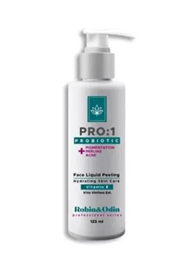 Robin & Odin Yüz, Vücut Likit Peeling 125 ml / Probiotic Aloe Vera E Vit Katkılı Akne Ph Dengeleyici