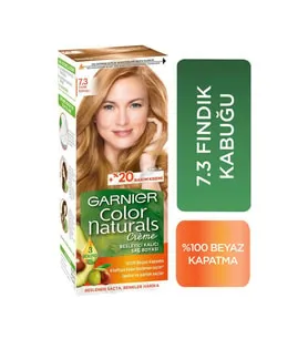 Garnier Color Naturals 7.3 Fındık Kabuğu Krem Saç Boyası 99 ml Kadınlar için Bitkisel İçerik