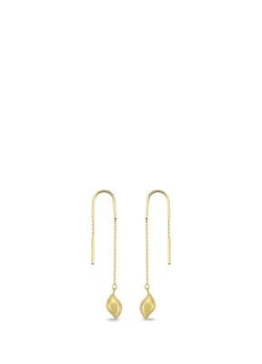 Orena Jewelry Cala 14 Ayar Altın Kadın Küpe