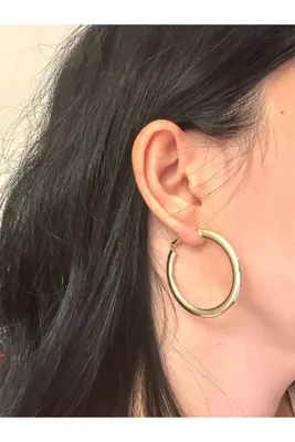 aryaaccesories Halka gold küpe