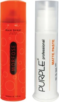 Purple Wax Mat 100 ML + Morfose Saç Spreyi 400 ML
