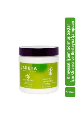 CADUTA PROFESSIONAL Kimyasal işlem Görmüş ve Yıpranmış Saçlar İçin Onarıcı ve Güçlendirici Bakım Maskesi 500ml