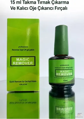 ERHCE Takma Tırnak Çıkarıcı Kalıcı Oje Sökücü Çıkarma Solüsyonu 15 ml Magic Remover