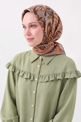 Silk Home Velora Eşarp Aura Floral Vizon