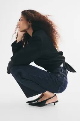 H&M Wide High Waist Jeans