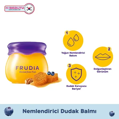 Frudia Blueberry Dudak Balmı Nemlendirici 10 g