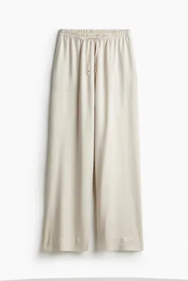 H&M Büzgü Bağlı Viskoz Pantolon