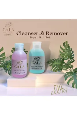 Gala Professi̇onal Tnl Exxtra Cleanser Ve Remover Ikili Set Kalıcı Oje Protez Tırnak