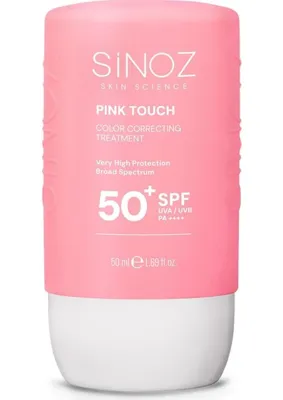 PINK Pink Touch Anında Ton Eşitleyici Leke Karşıtı SPF50+ Pembe Sıvı Yüz Güneş Kremi Pa++++ 50M