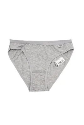 Tutku Kadın Elastan Düz Gri Bikini Külot 3'lü Paket 0715 Msnv07153unl12