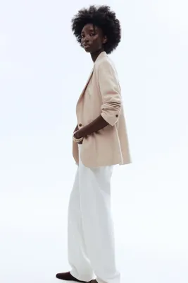 H&M Keten Karışımlı Blazer