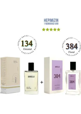Bargello 384 Kadın Parfüm Set Floral - (PARFÜM+VÜCUT SPREYİ+DEODORANT) Özel Kutu