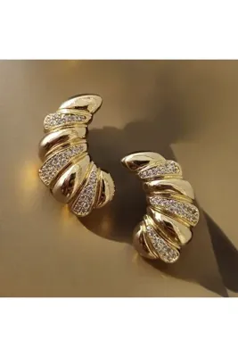 Arya ÇELİKVİNTAGE KÜPE GOLD