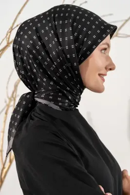 Jawel Kadın Küçük Kareli Soft Eşarp