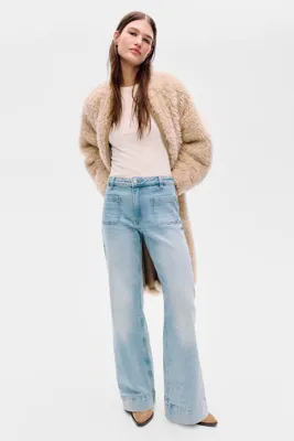 H&M Wide High Waist Jeans