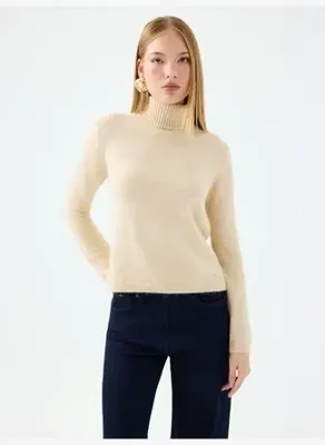 Loft Regular Long Crop Kadın Kazak