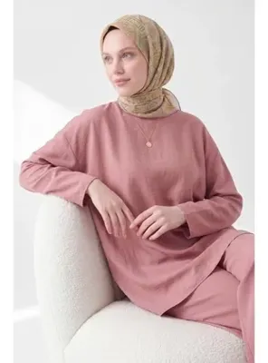 Silk Home Soft Eşarp Geometrik Yağ Yeşili