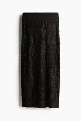 H&M Boncuk İşlemeli Etek