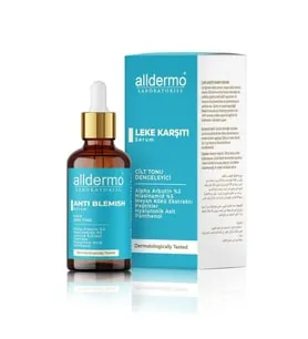 Alldermo Tüm Cilt Tipleri İçin Leke Karşıtı-Cilt Tonu Eşitleyici Serum  30 ml