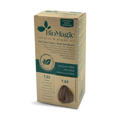 BioMagic Saç Boyası Karamel No: 7.03