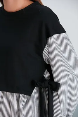 Entarim Hamile Tunik Düz Rejenere B037