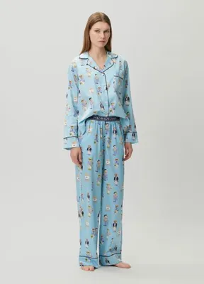 Polo Ralph Lauren-Lingerie Çok Renkli 2li Pijama Seti