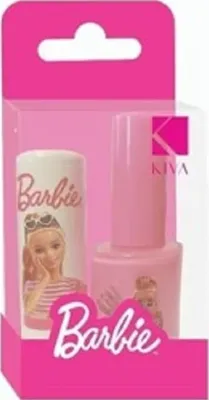 Kiva Barbie Lisanslı Dudak Koruyucu + Oje