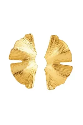 Linya Jewellery Leta Büyük Yaprak Küpe