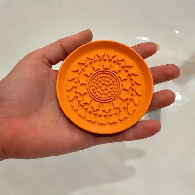 Diğer 3d Baskı Makyaj Fırçası Temizleme Pedi - Desenli Aparat-mint