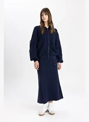 Defacto Regular Fit Maxi Triko Etek