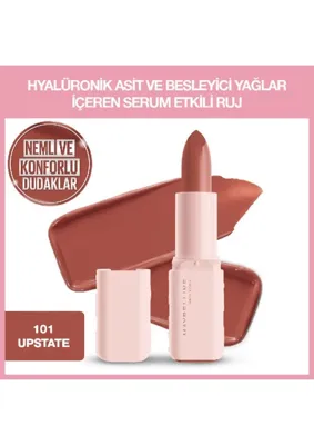Maybelline New York Maybelline Serum Etkili Hyalüronik Asit ve Besleyici Yağ İçeren Ruj 101 Upstate