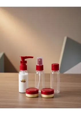Astraltech 5'li Şeffaf Seyahat Kozmetik Organizatörü 30 ml